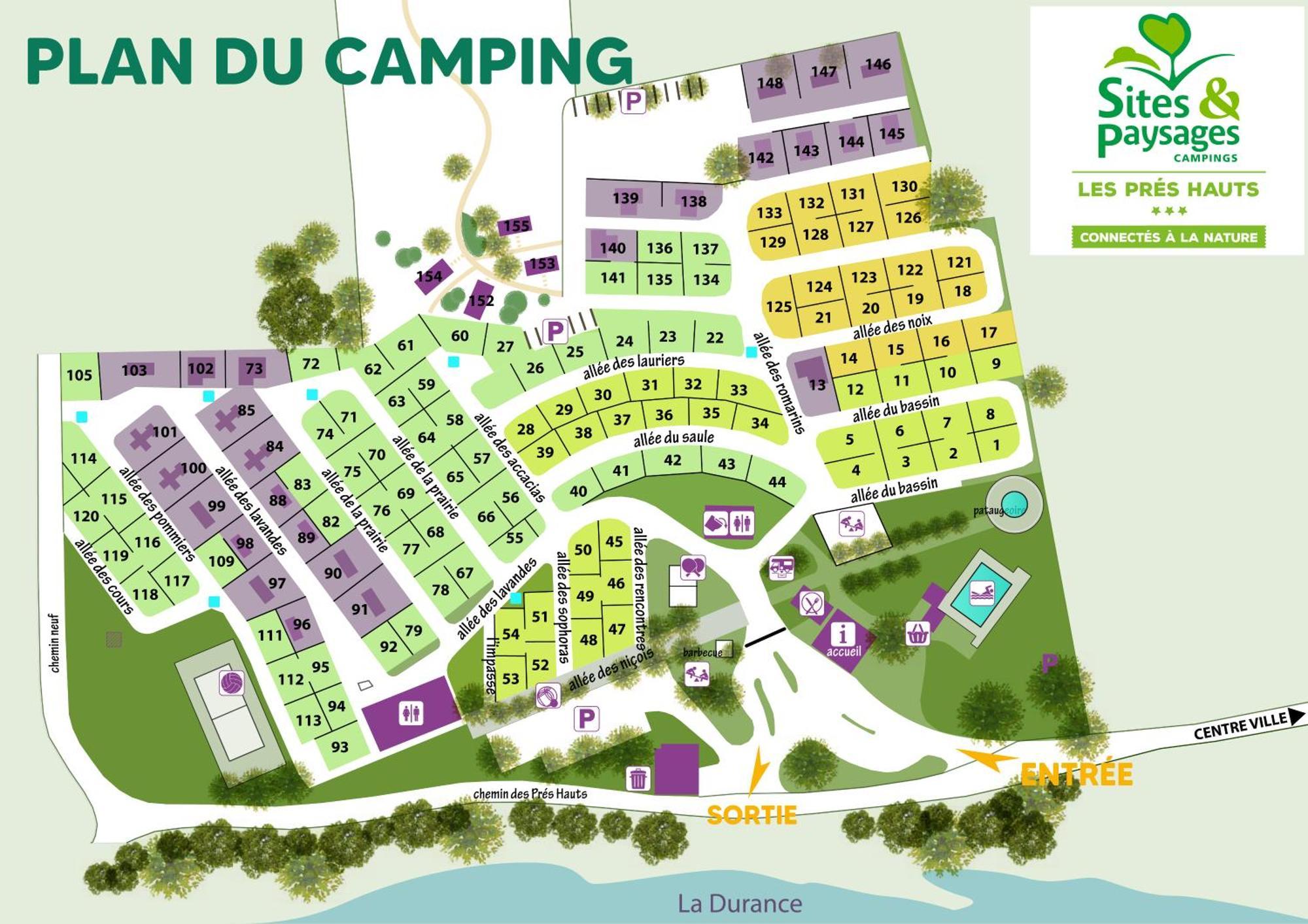Camping Sites Et Paysages Les Pres Hauts سيسترون المظهر الخارجي الصورة